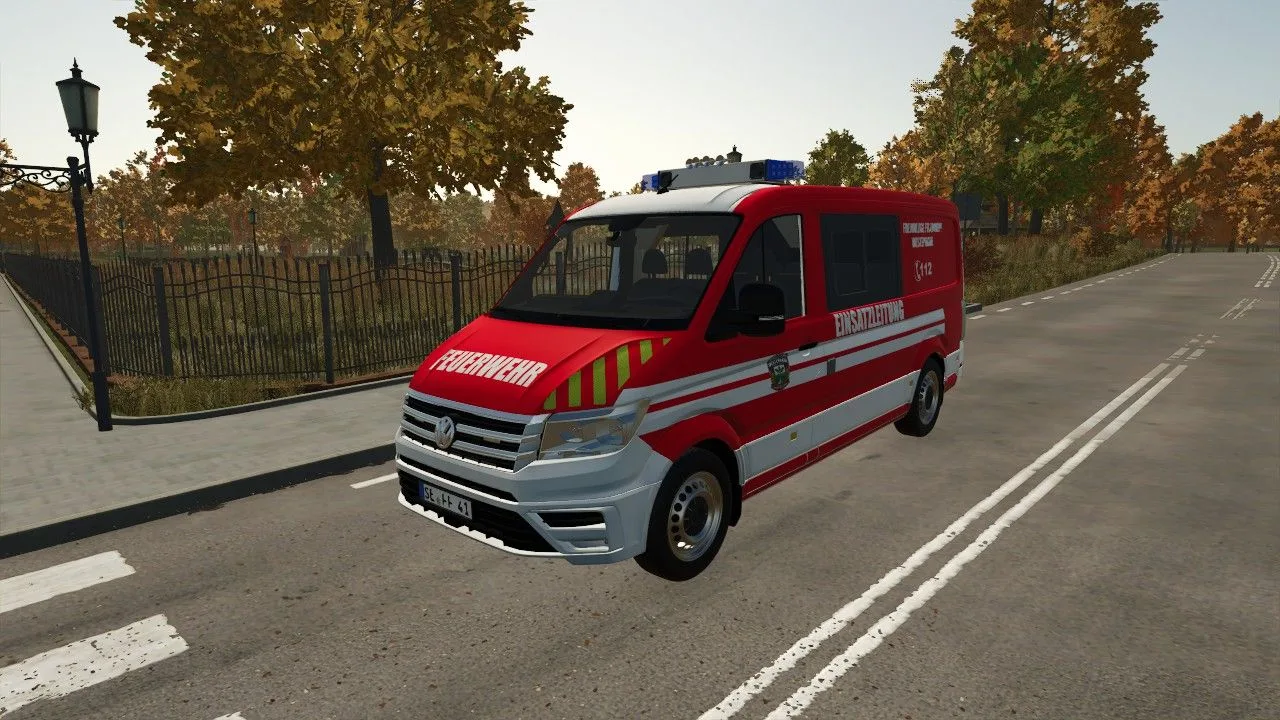 Volkswagen Crafter ELW1 FFW Westerrade FS25 - screenshot 1