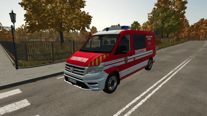 Volkswagen Crafter ELW1 FFW Westerrade FS25