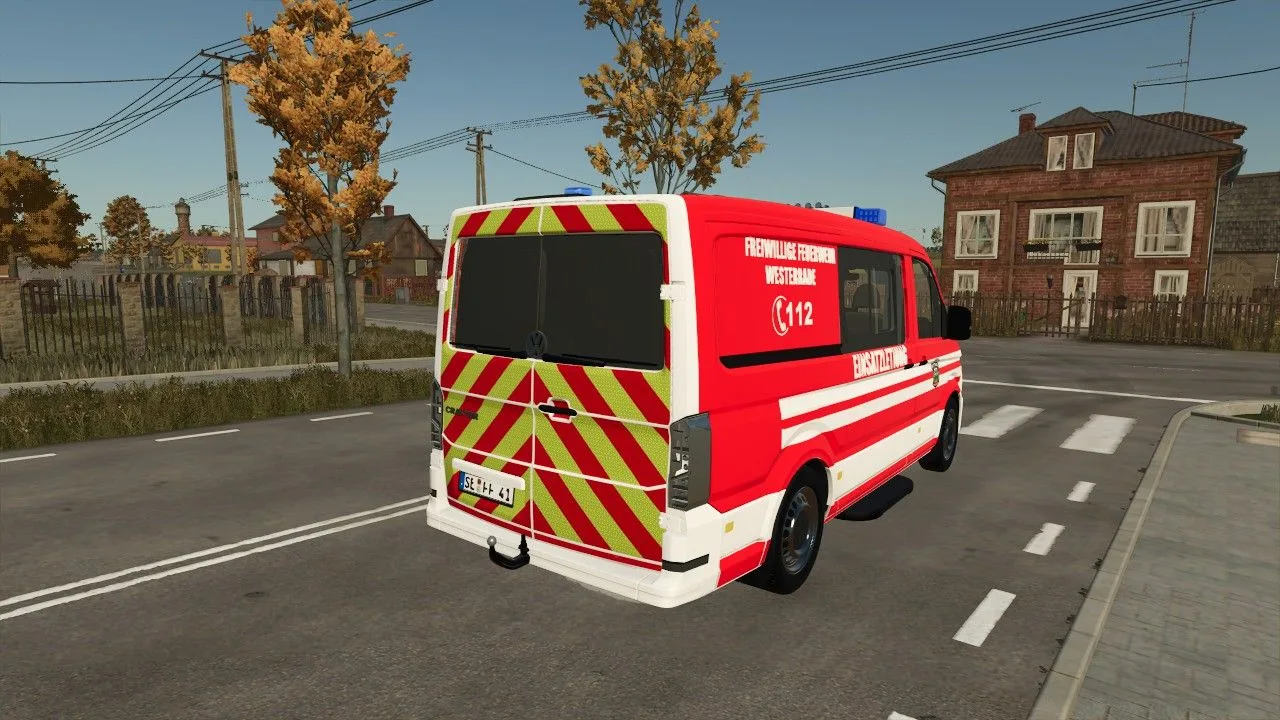 Volkswagen Crafter ELW1 FFW Westerrade FS25 - screenshot 2