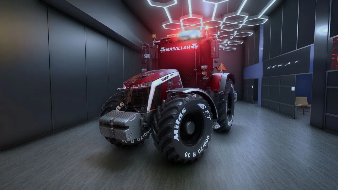 Massey Ferguson 8S Red FS25 - screenshot 2