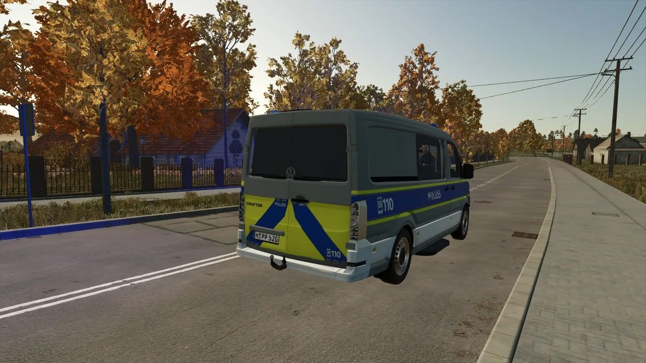 Volkswagen Crafter Police Neutral FS25 - screenshot 2