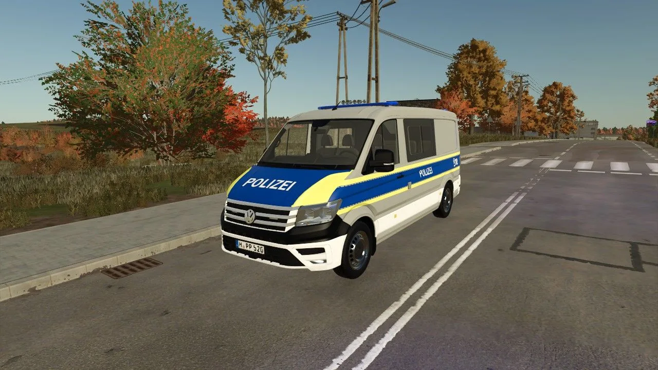 Volkswagen Crafter Police Neutral FS25 - screenshot 1