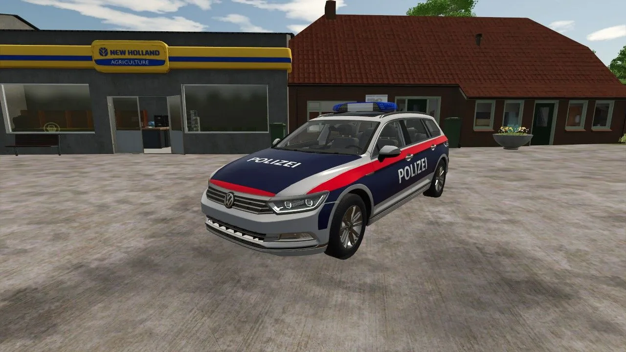 Volkswagen Passat B8 2015 Austrian Police FS25 - screenshot 1