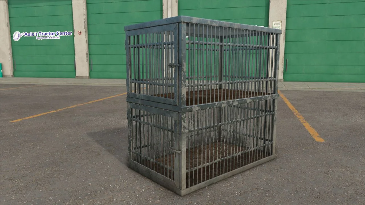 Chicken Transport Cage FS25 - screenshot 1