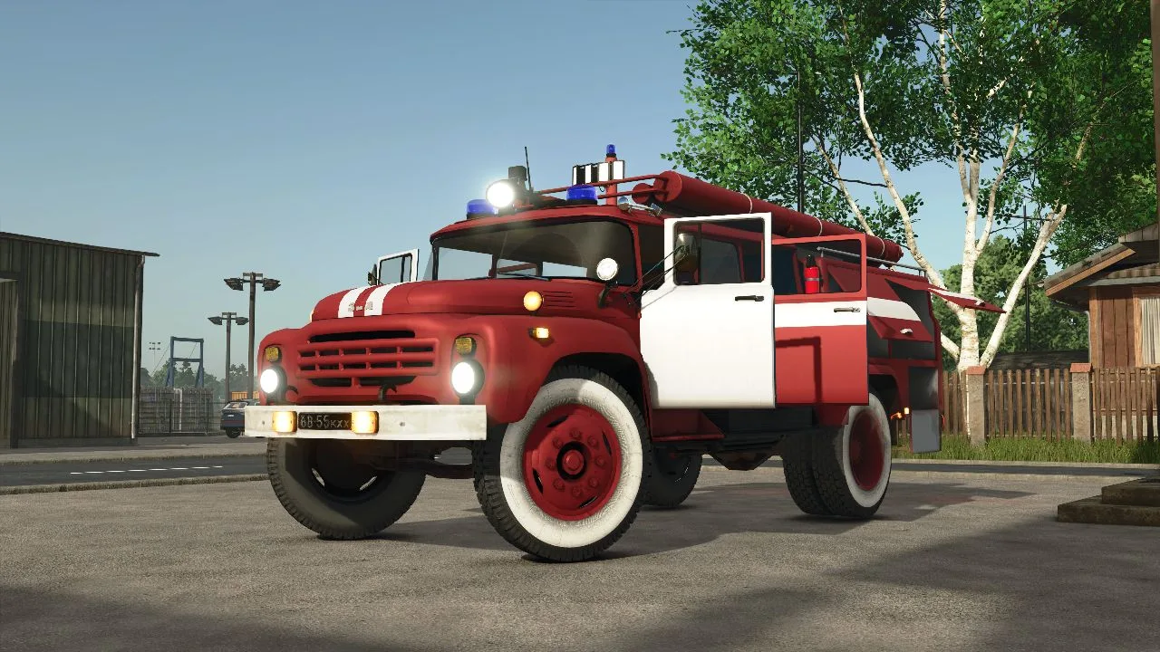 ZIL-131 Fire Truck FS25 - screenshot 1