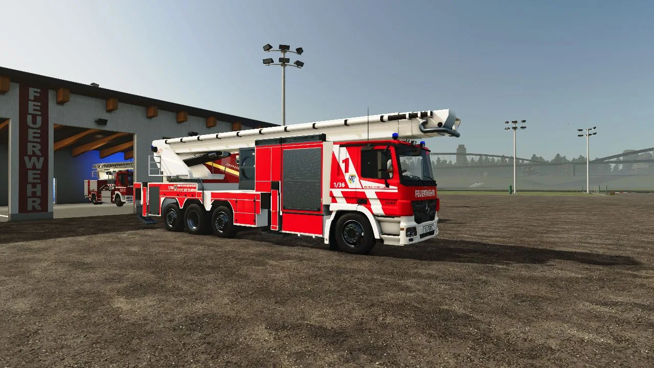 BF Mittelberg Articulated Fire Truck FS25 - screenshot 1