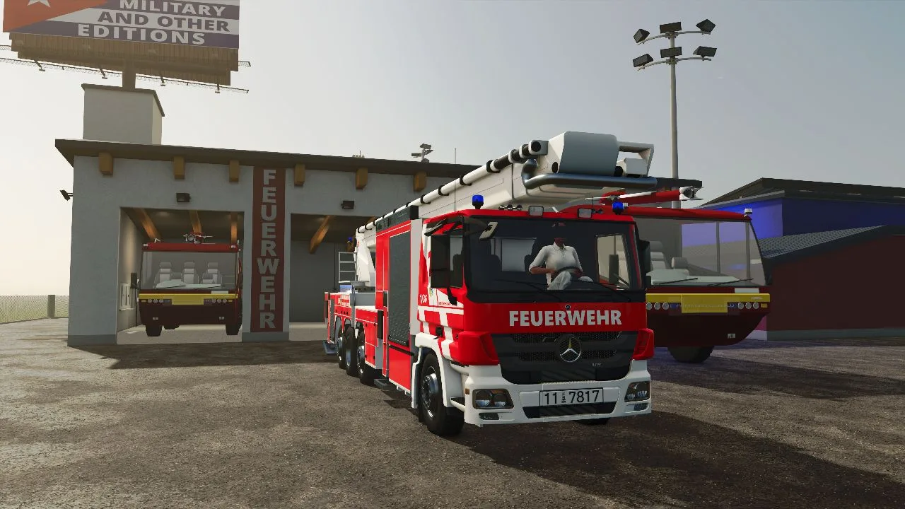 BF Mittelberg Articulated Fire Truck FS25 - screenshot 2