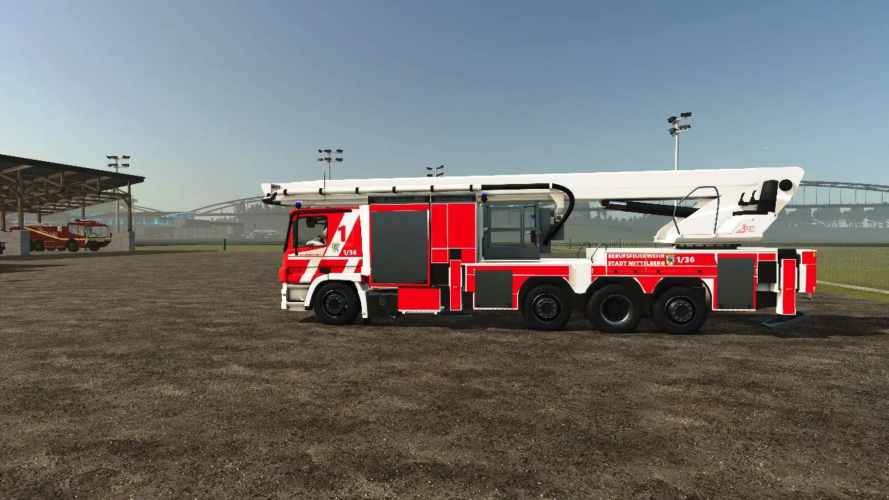 BF Mittelberg Articulated Fire Truck FS25 - screenshot 3
