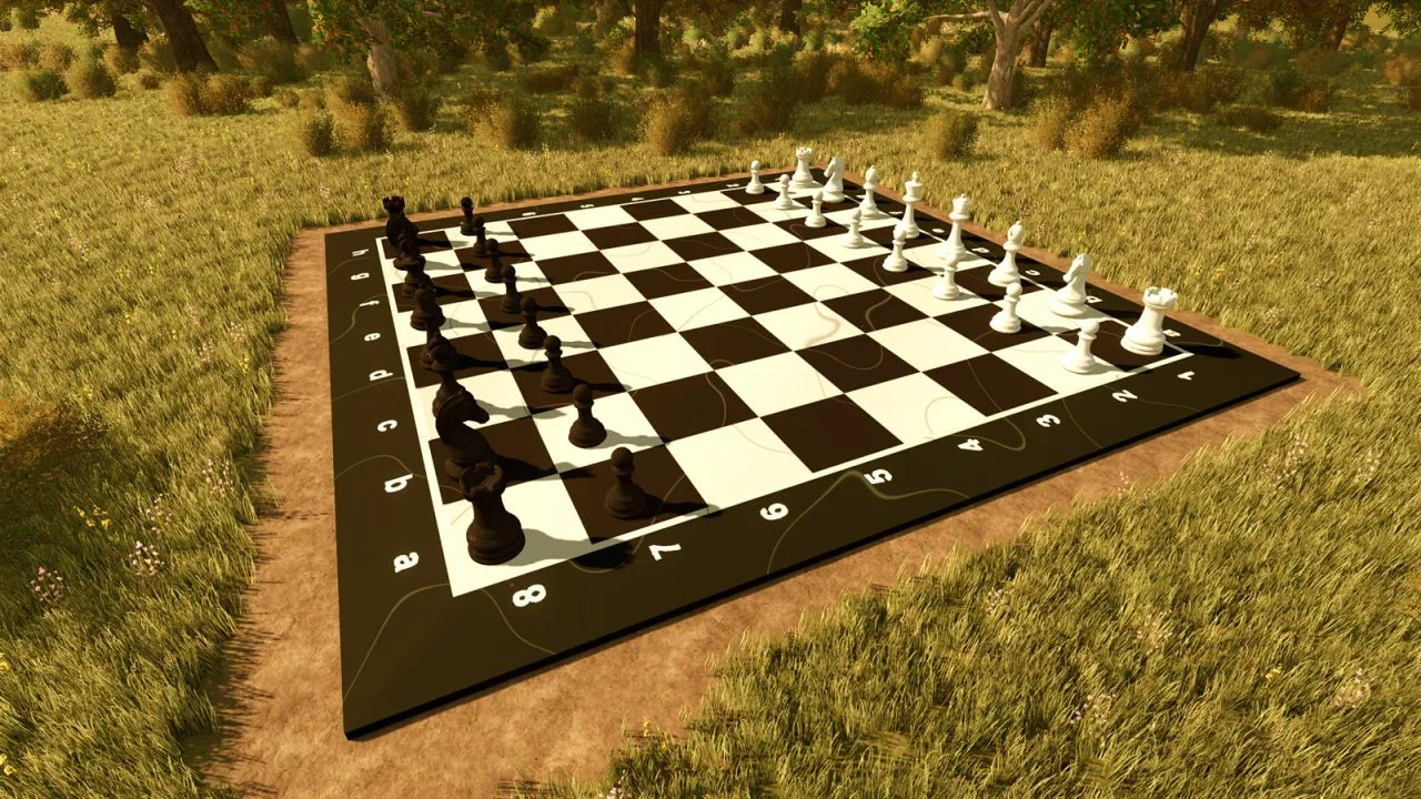 Playable Garden Chess Set FS25 - screenshot 2