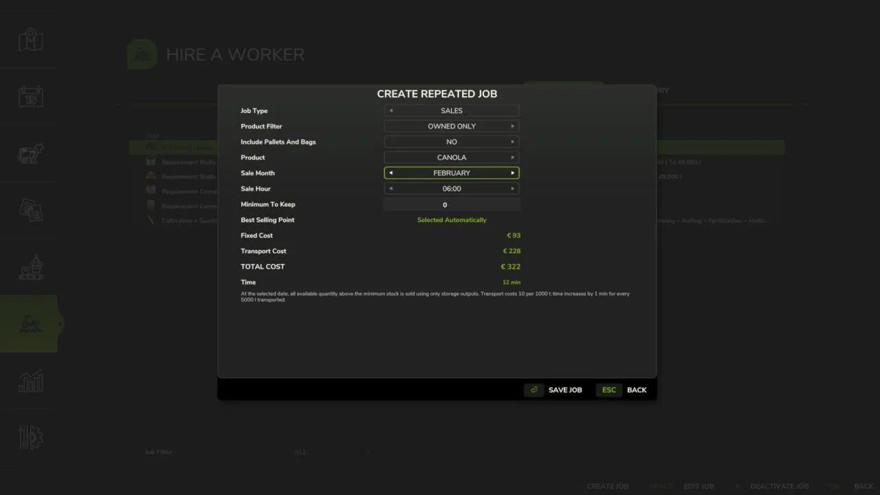 Hire A Worker FS25 - screenshot 3