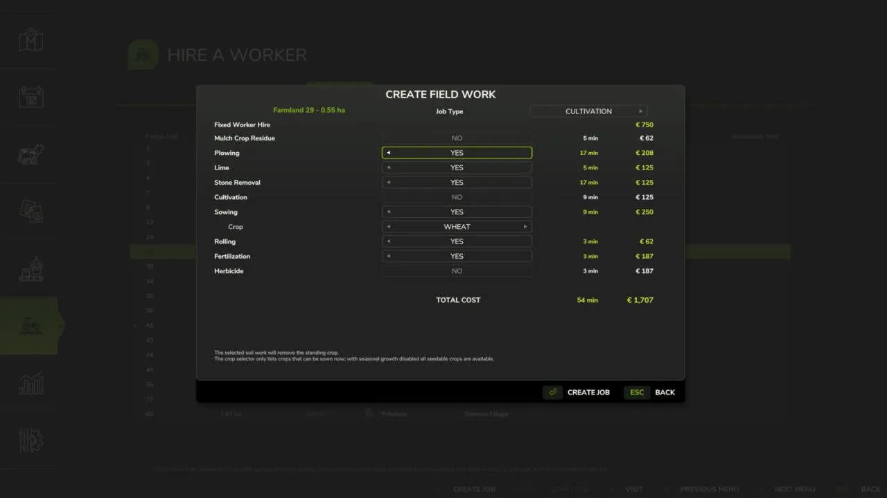 Hire A Worker FS25 - screenshot 1