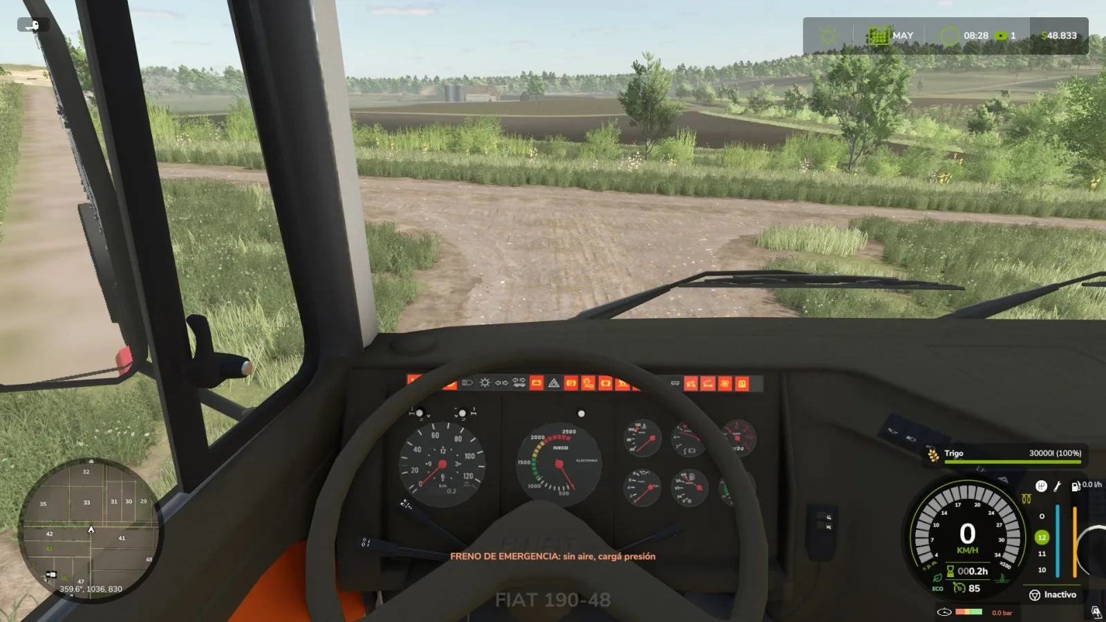 Realistic Diesel Start FS25 - screenshot 1