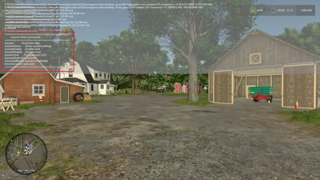 Income Mod FS25 - screenshot 3
