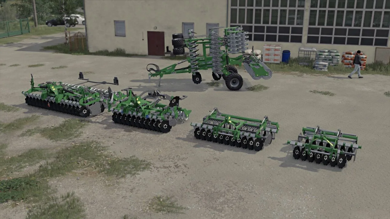 Tolmet Disc Harrows Pack FS25 - screenshot 1