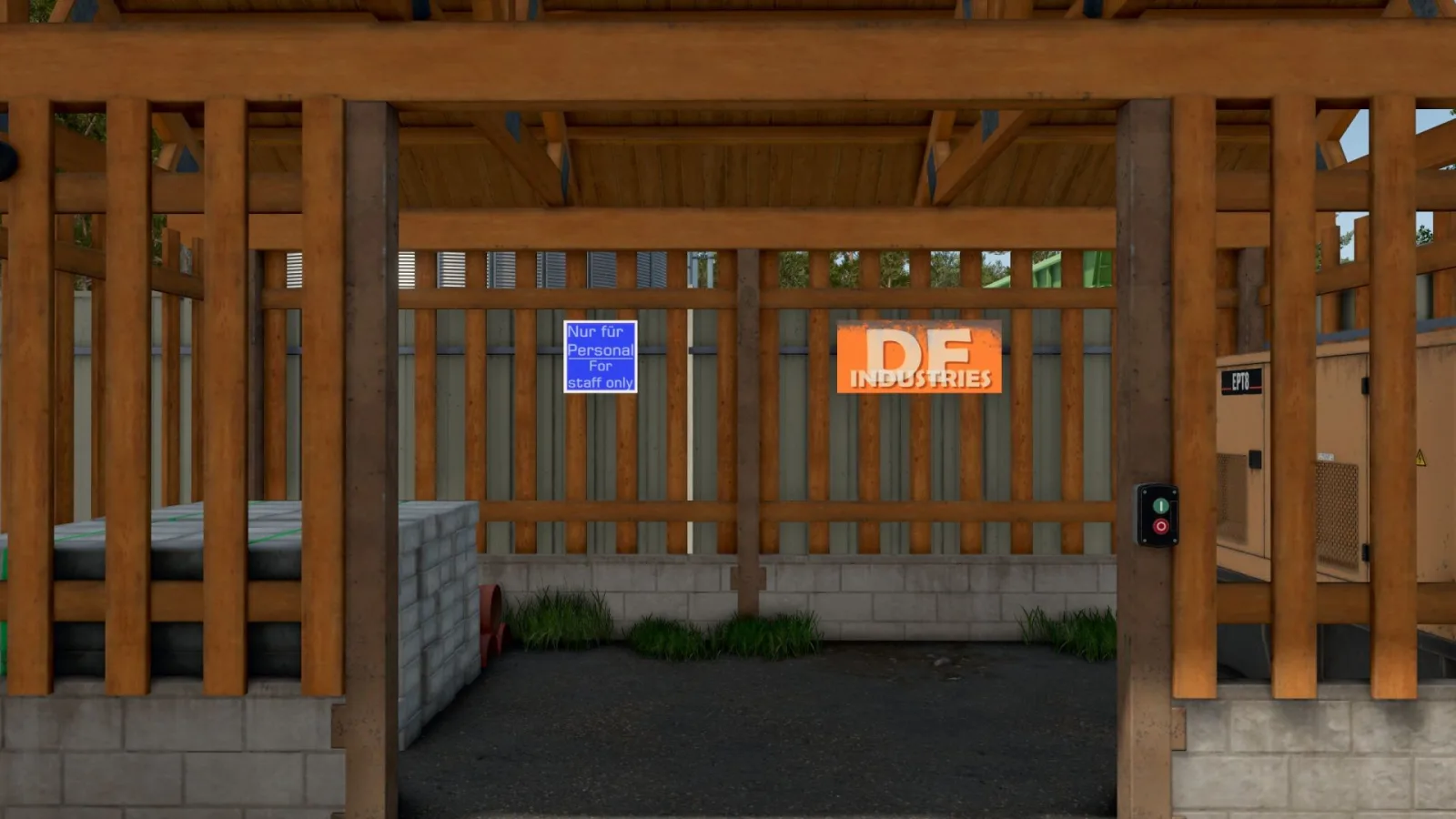 DF Industrie Central Warehouse v1.1.0.0 – with clothing trigger FS25 - screenshot 3