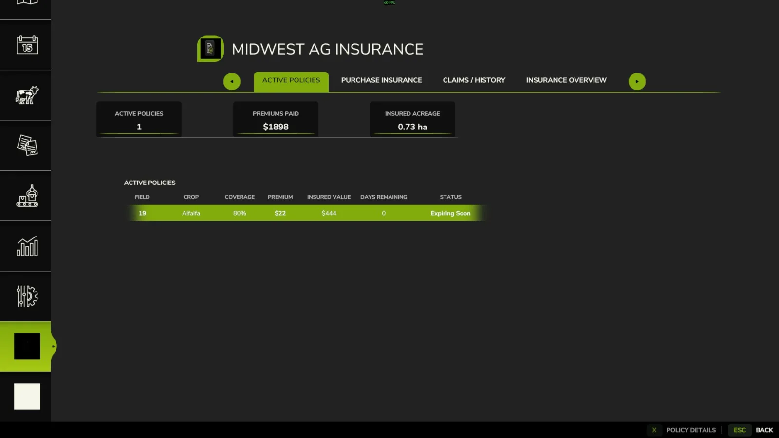 Crop Insurance FS25 - screenshot 2
