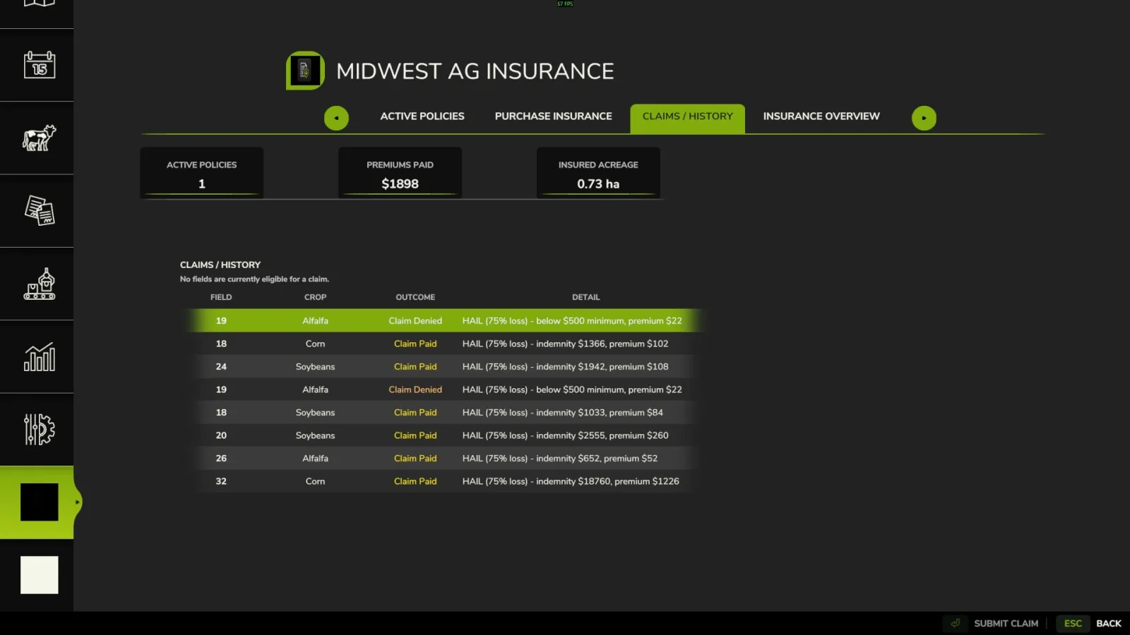 Crop Insurance FS25 - screenshot 3