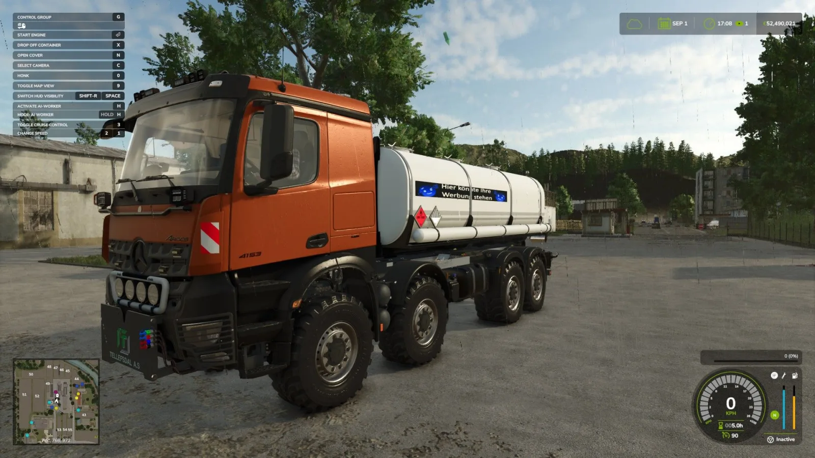 HKL Tank Euro Style FS25 - screenshot 2