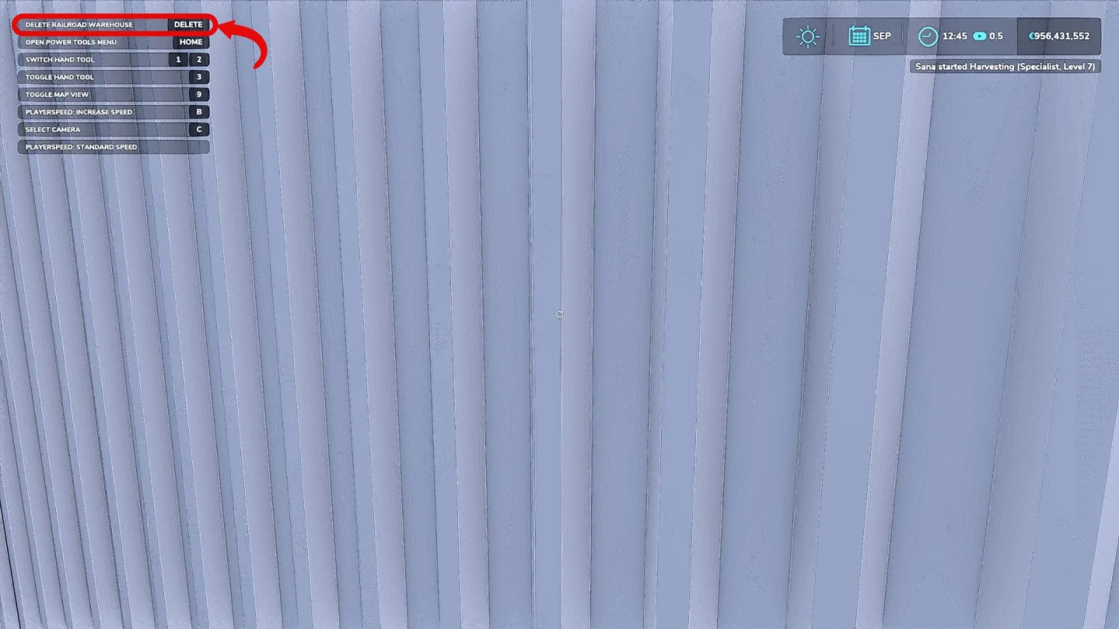Delete nearby objects FS25 - screenshot 2