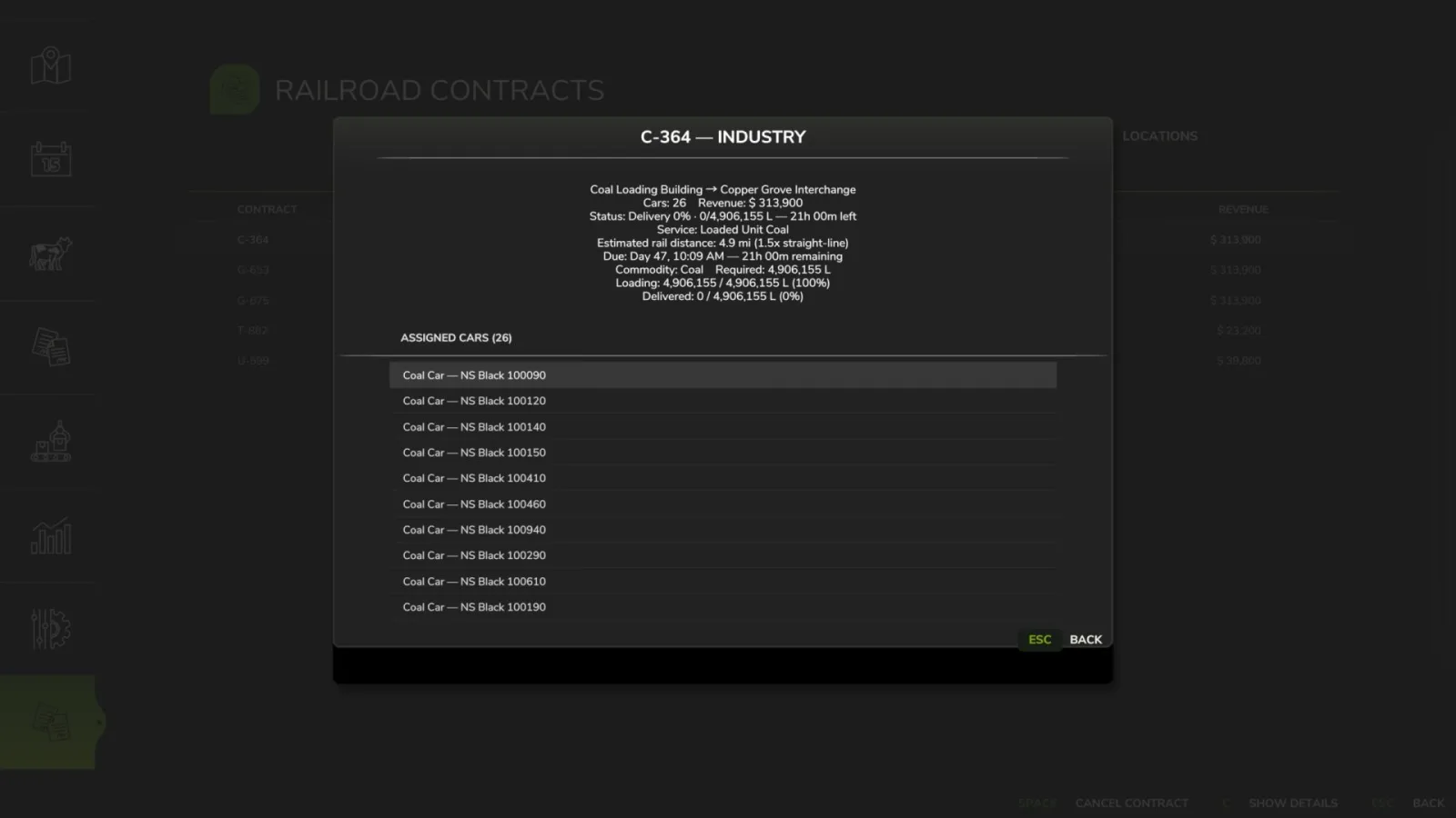 Railroad Contracts FS25 - screenshot 2