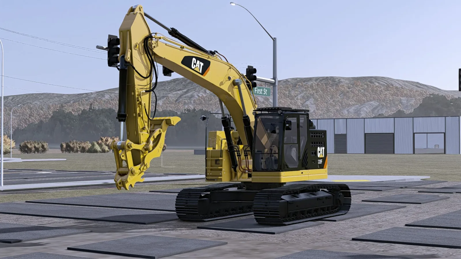 Caterpillar 335F FS25 - screenshot 1