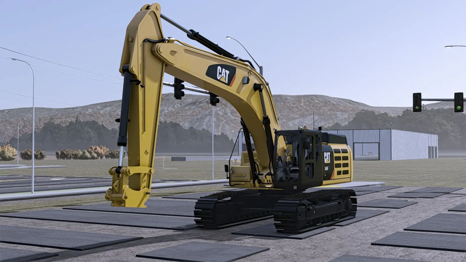 Caterpillar 349F Bagger FS25 - screenshot 1