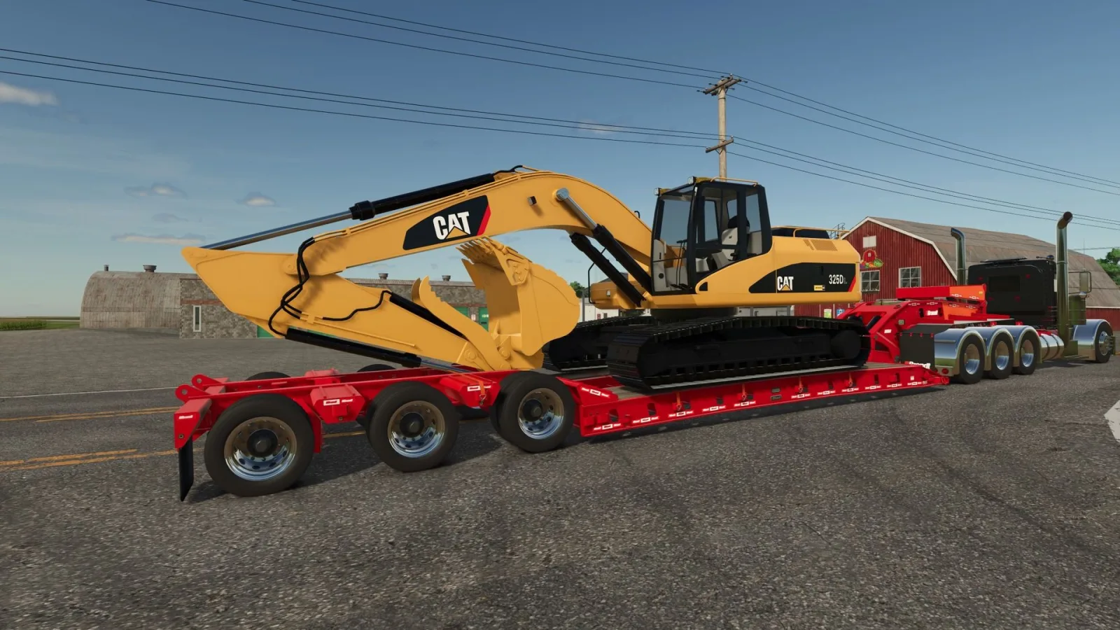 Caterpillar 325D FS25 - screenshot 1