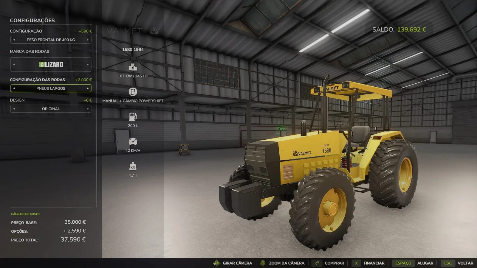 Valmet 1280/1580 1994 FS25 - screenshot 2
