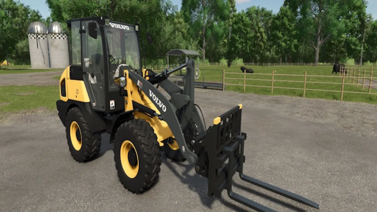 Volvo L25 + Custom Bucket & Forks FS25 - screenshot 1
