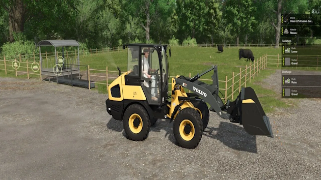 Volvo L25 + Custom Bucket & Forks FS25 - screenshot 2