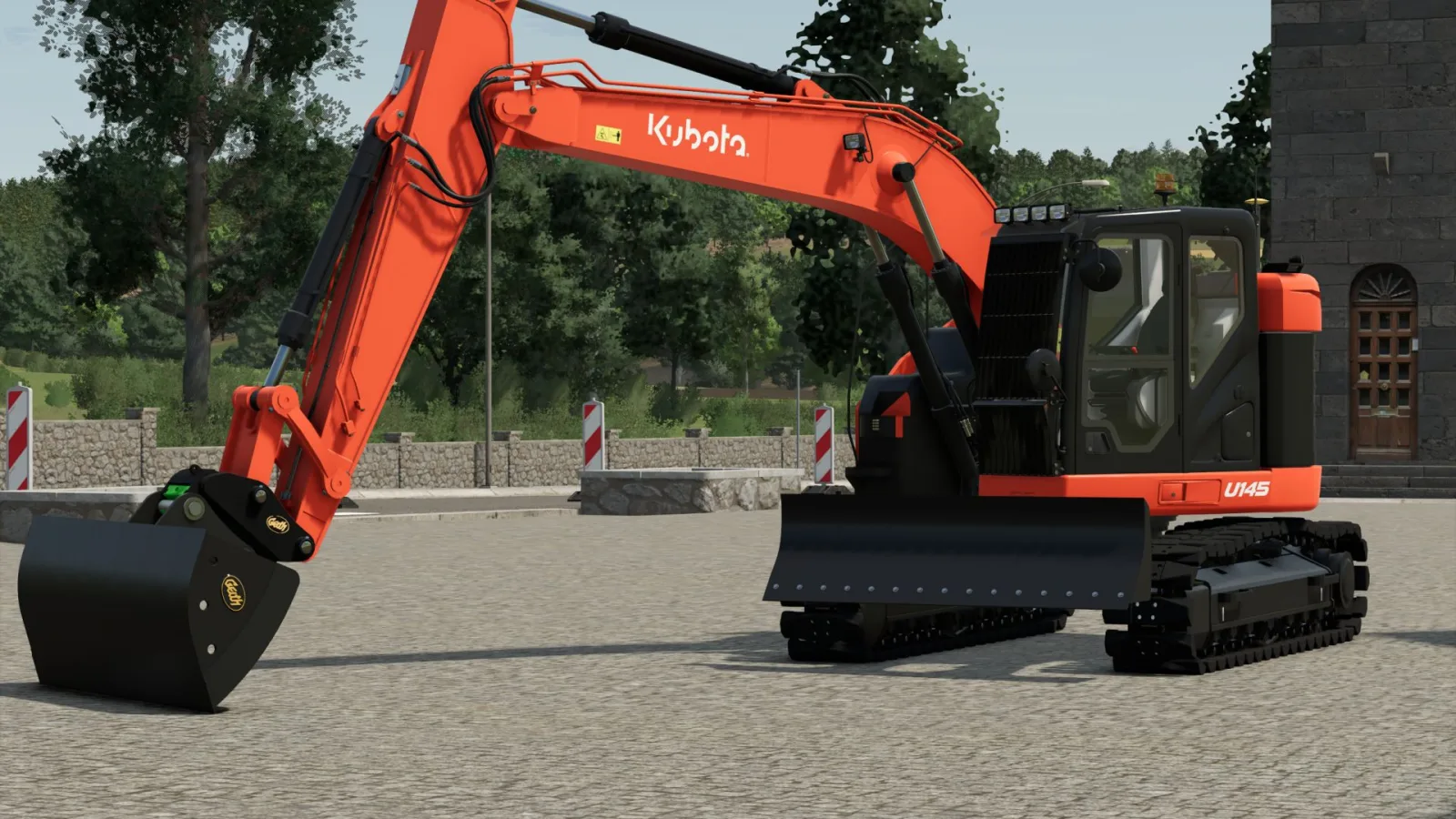 Kubota U145 FS25 - screenshot 1