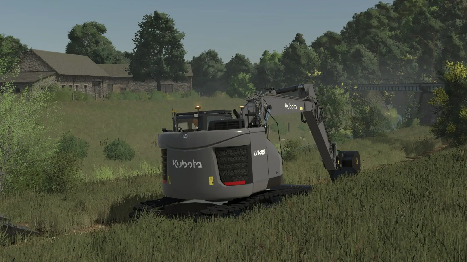 Kubota U145 FS25 - screenshot 2