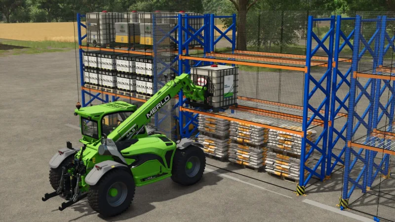 Pallet Racking With Safety Grilles FS25