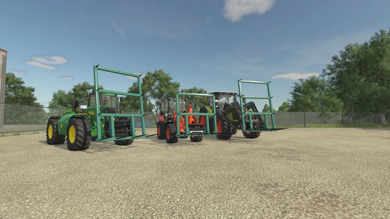 Plc Bale Spike Pack FS25 - screenshot 1