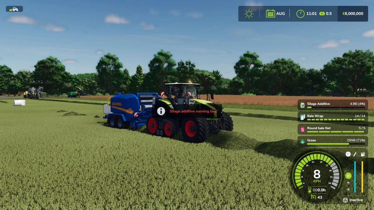 Silage Additive Alarm FS25 - screenshot 1