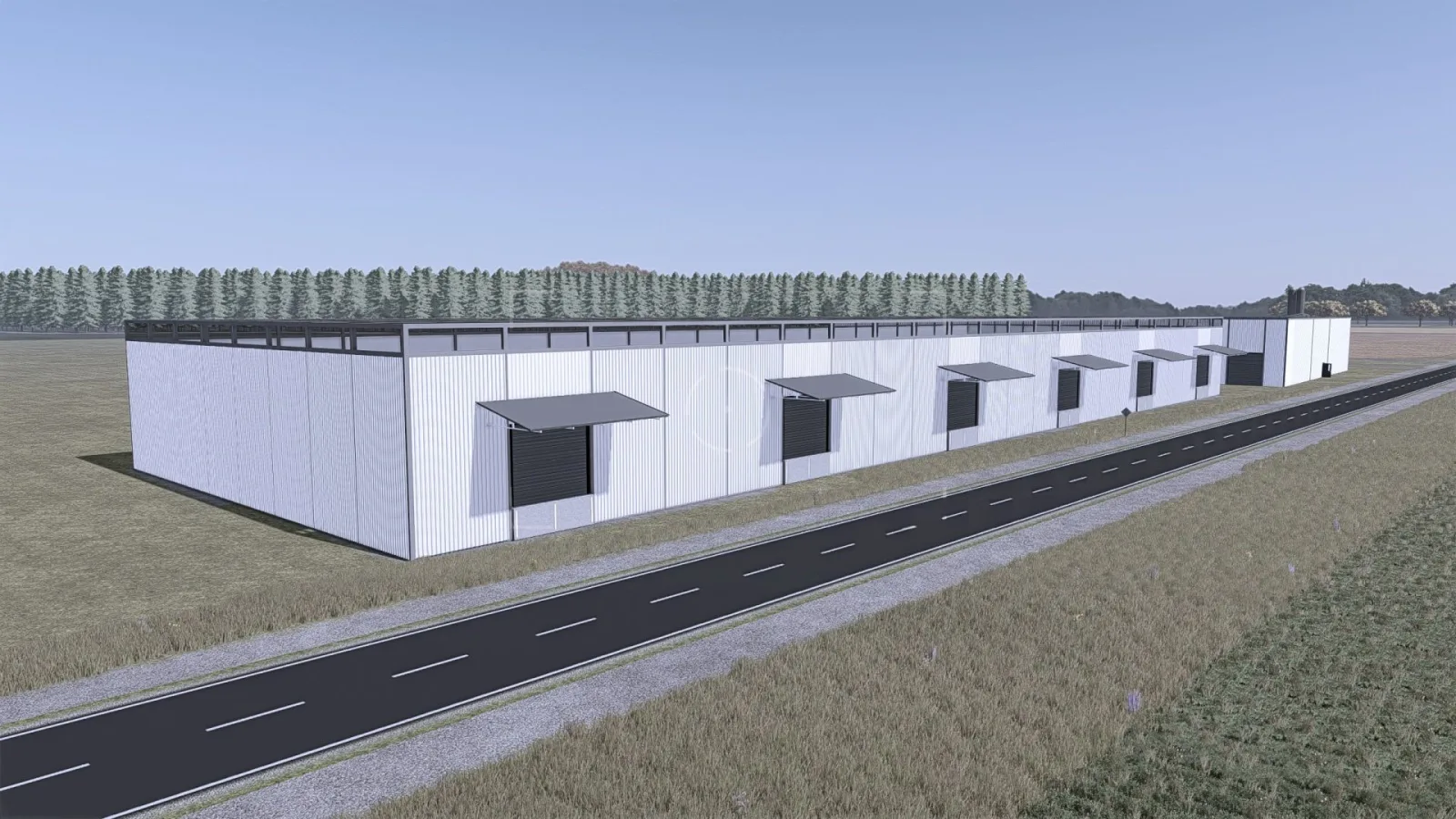Railroad warehouse FS25 - screenshot 1