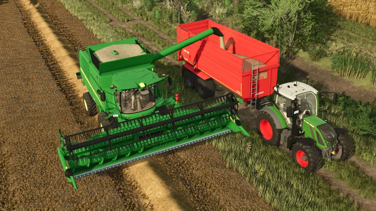 John Deere T-Series And 600X Headers FS25
