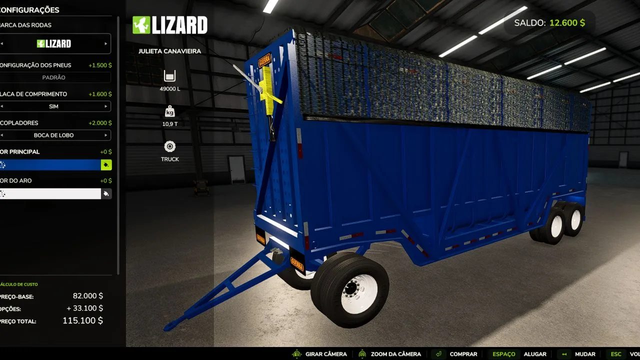 Sugarcane Trailer FS25 - screenshot 3