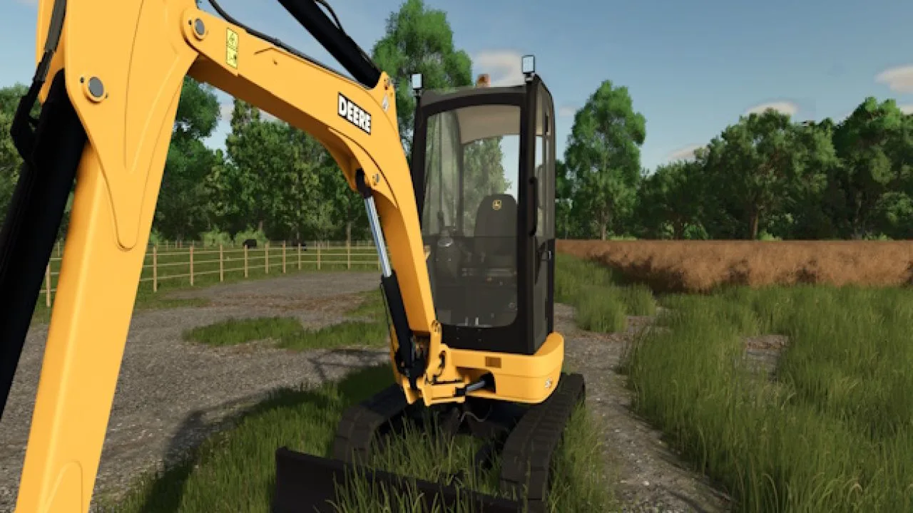 John Deere 35C ZTS Mini Excavator FS25 - screenshot 2
