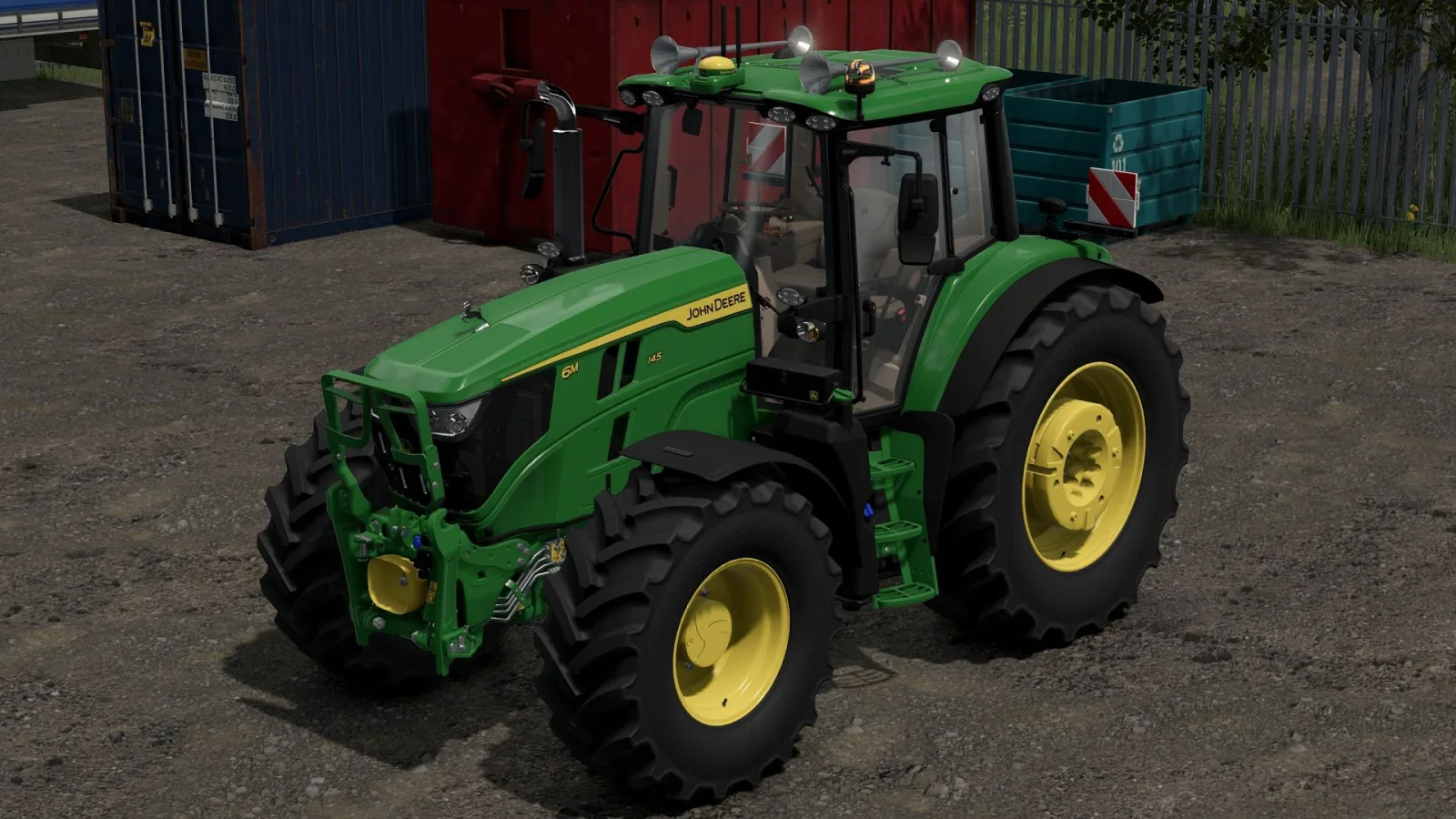 John Deere 6145M Medium Frame FS25 - screenshot 1