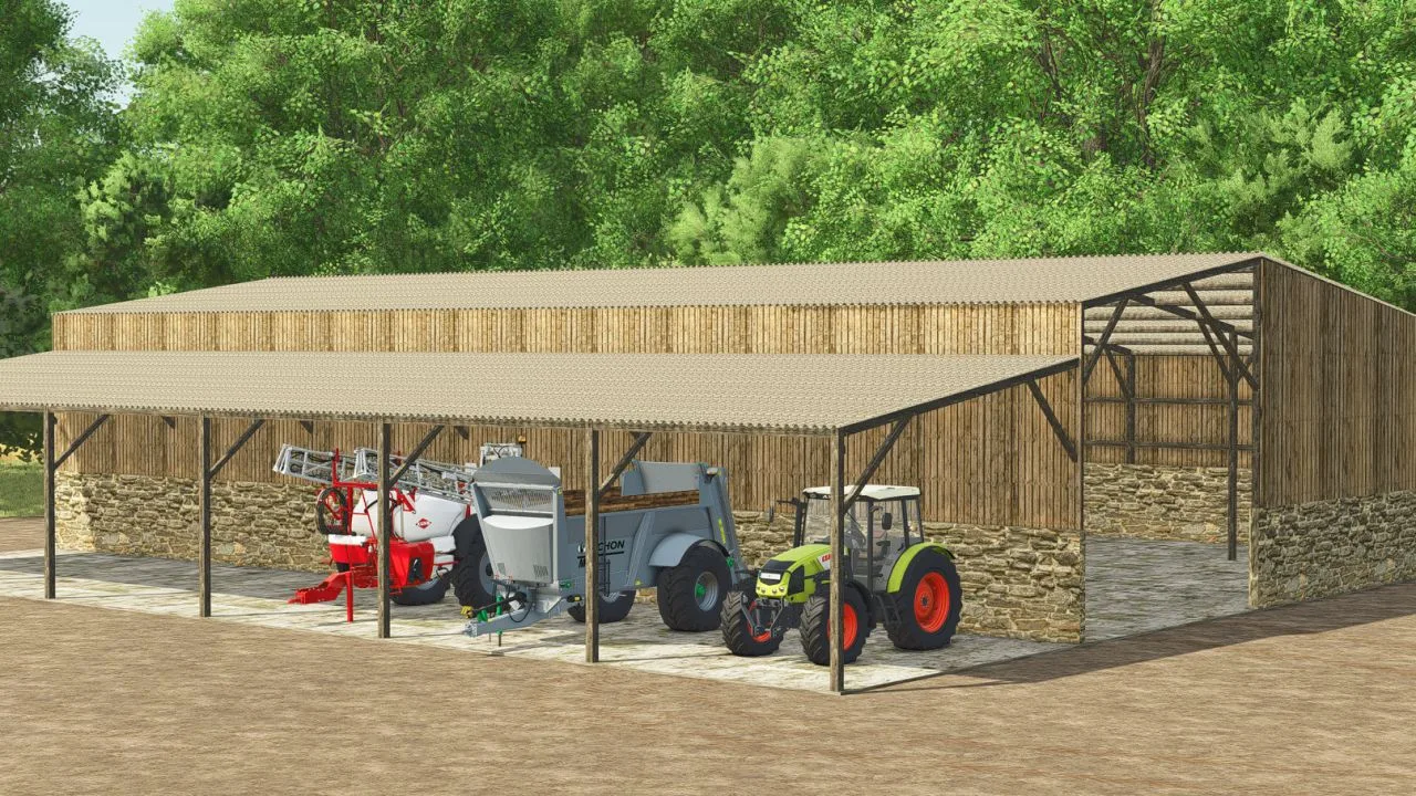 French shed FS25 - screenshot 1