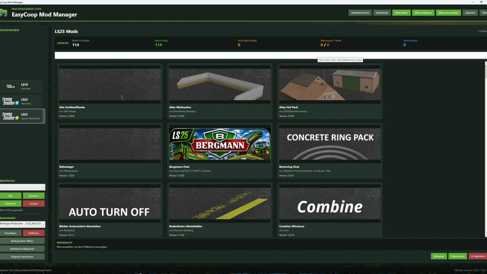 EasyCoop Mod Manager FS25