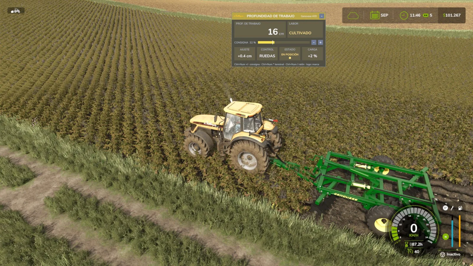 Variable Working Depth FS25 - screenshot 2