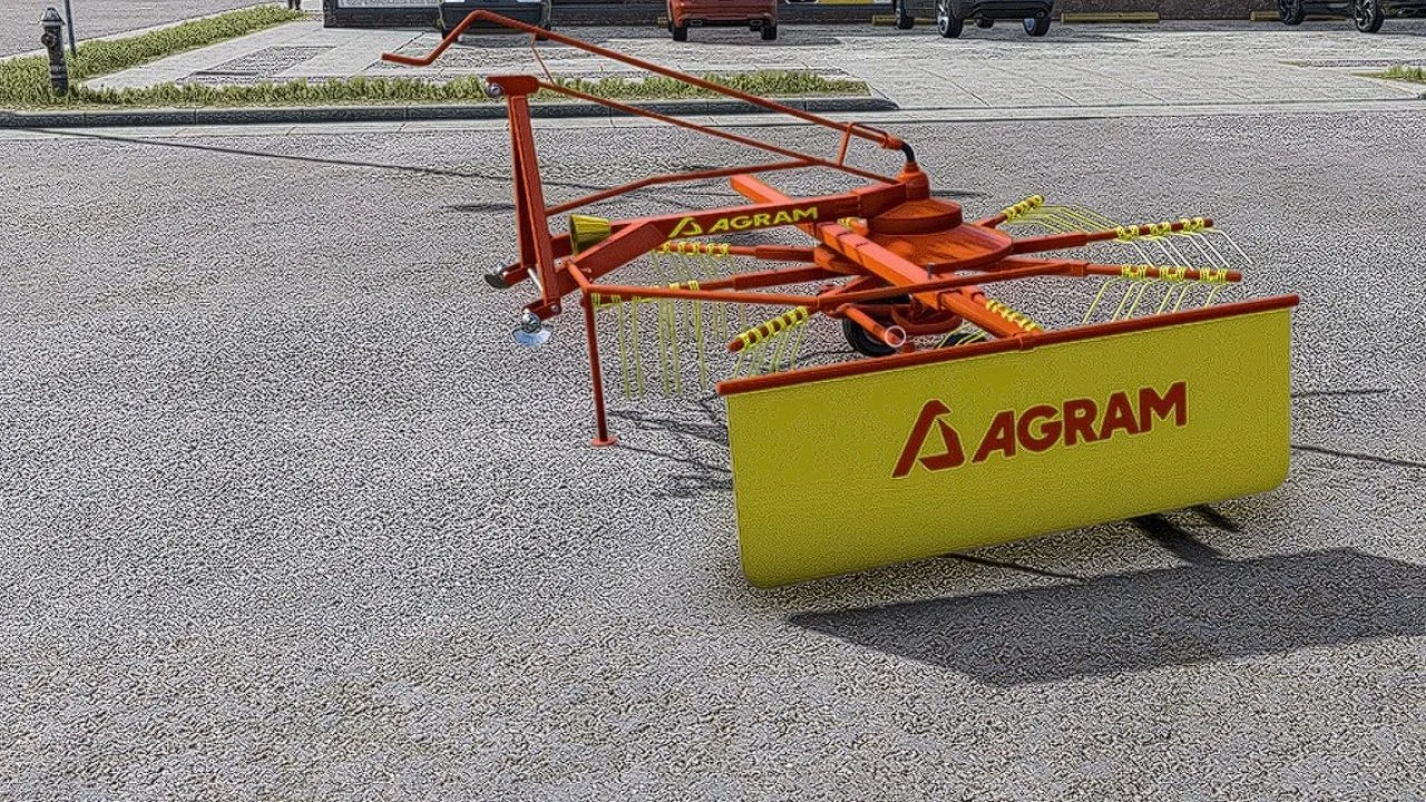 Agram Mounted Single-Rotor Windrower FS25 - screenshot 2