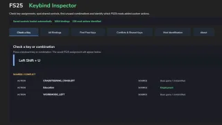 Keybind Inspector FS25