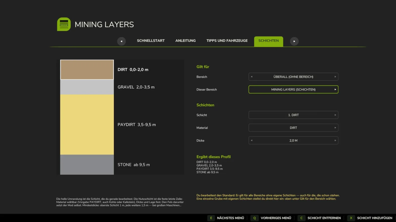Mining / Pit Layers (TerraFarm Add-on) FS25 - screenshot 2