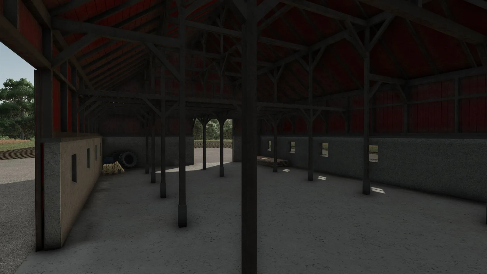 Swedish machine hall with hayloft FS25 - screenshot 3