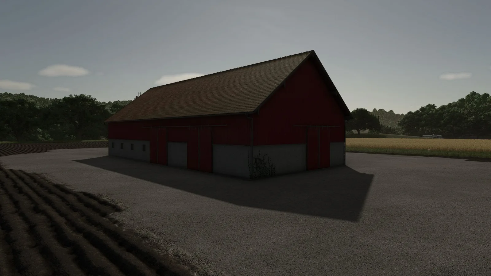 Swedish machine hall with hayloft FS25 - screenshot 1