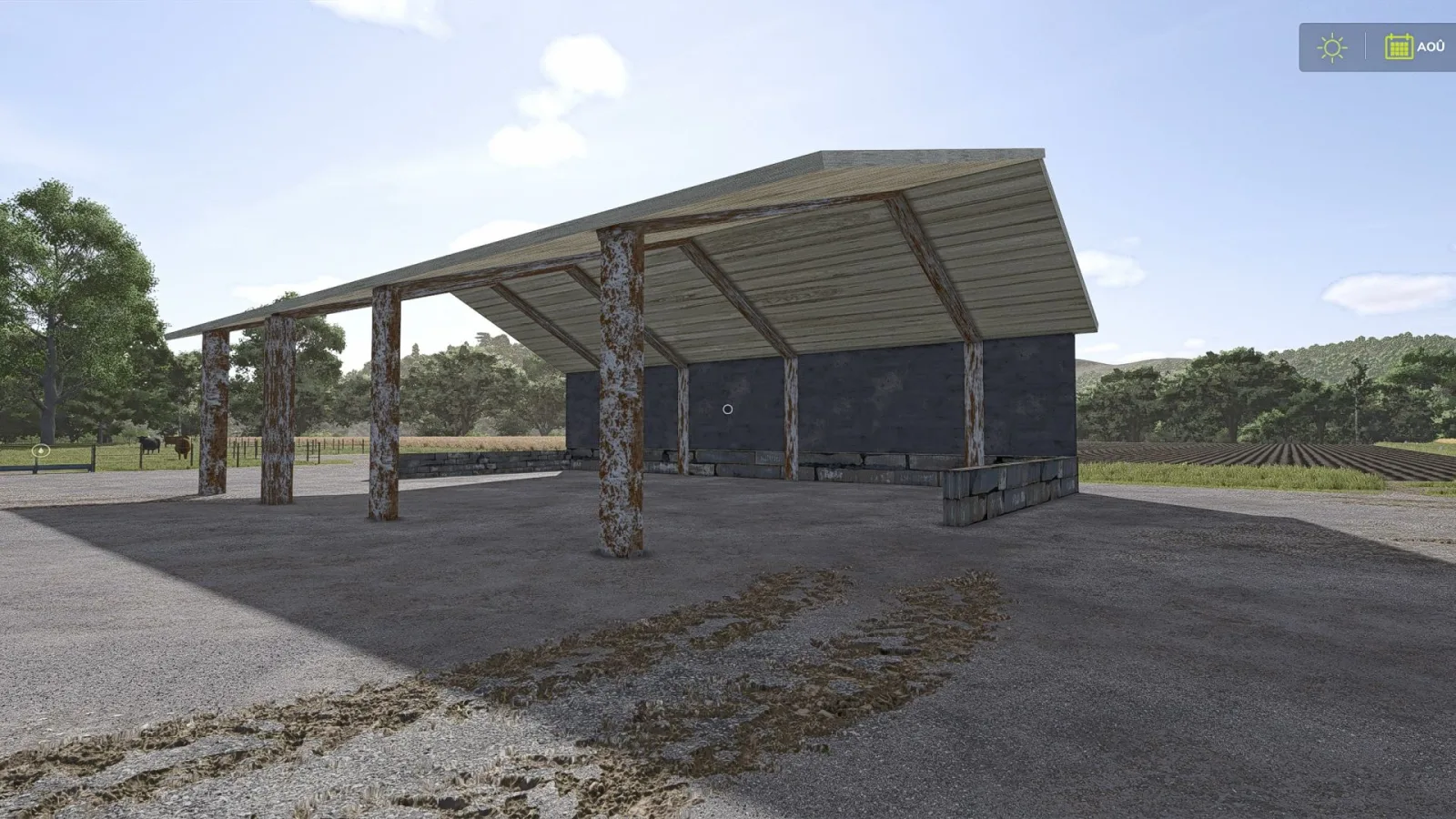 French storage shed FS25 - screenshot 2