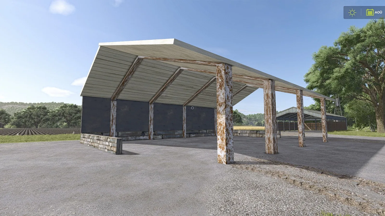 French storage shed FS25 - screenshot 1